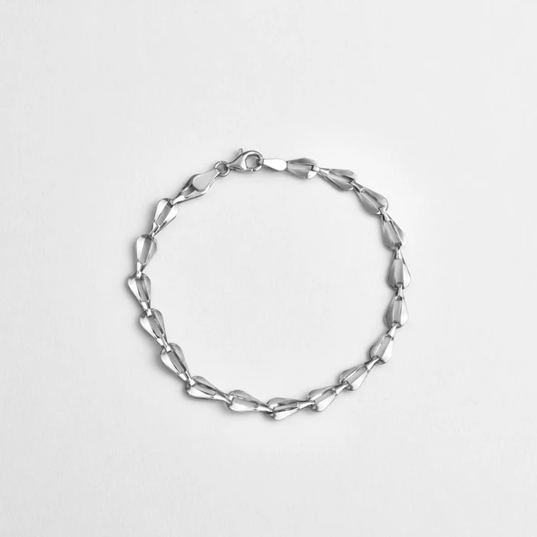 14 Ayar Altın Kaplama İtalyan Hafif Bileklik - BP00100 - Resim 6