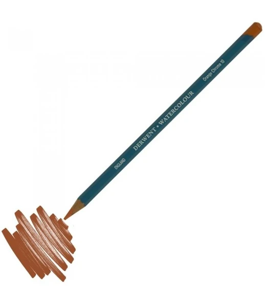 Derwent Watercolour Pencil Suluboya Kalemi 10 Orange Chrome ürün görseli
