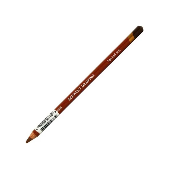 Derwent Drawing Pencil Renkli Çizim Kalemi 6110 Sepia Red ürün görseli
