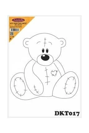 DKT017 desenli tuval kompozit boyama 25x35 cm ürün görseli