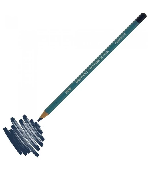 Derwent Watercolour Pencil Suluboya Kalemi 35 Prussian Blue - 1