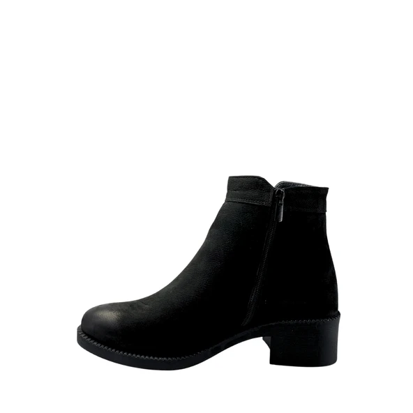Natursoft 26240628 Hakiki Nubuk Deri Kadın Bot - 4