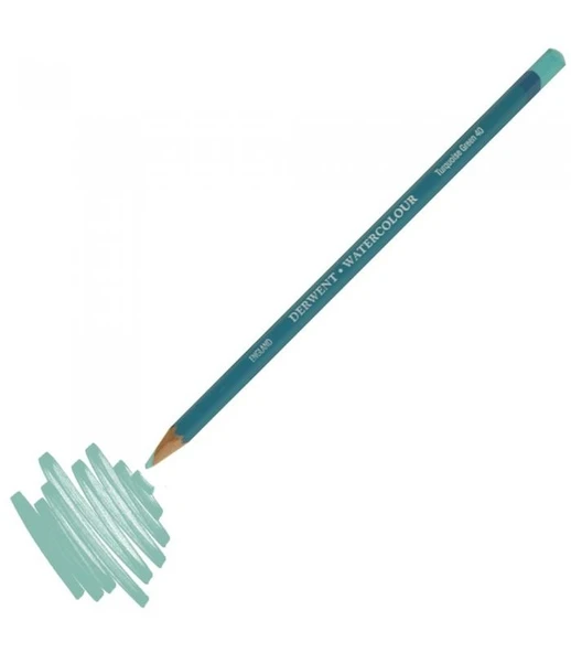 Derwent Watercolour Pencil Suluboya Kalemi 40 Turquoise Green ürün görseli