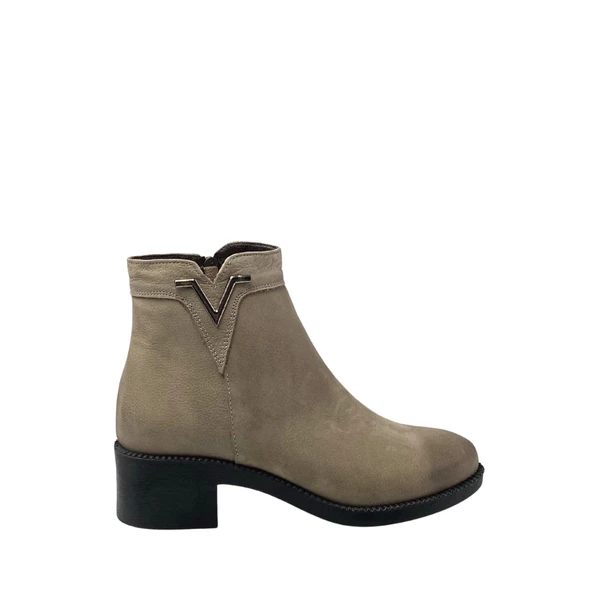 Natursoft 26240628 Hakiki Nubuk Deri Kadın Bot - 5