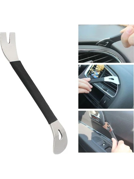 Paslanmaz Çelik Trim Sökme Çift Uçlu Kapı Paneli Klips Sökücü Aparat Levye