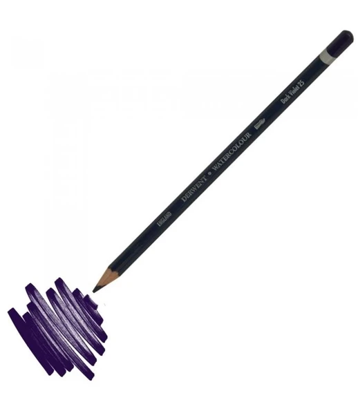 Derwent Watercolour Pencil Suluboya Kalemi 25 Dark Violet ürün görseli