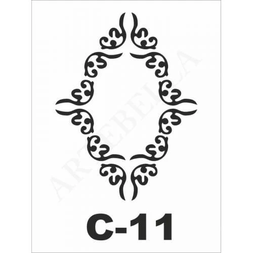 C-11 Artebella Stencil 15x20 Cm ürün görseli