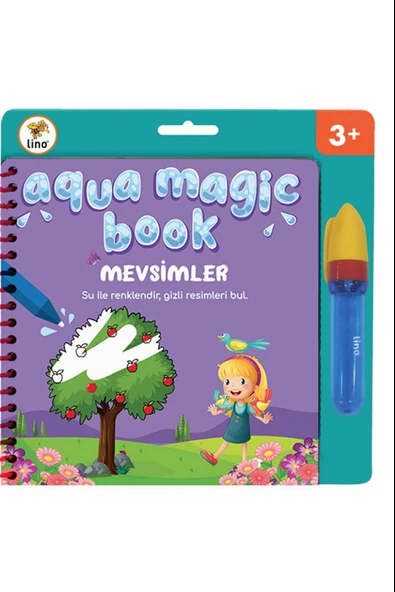 LİNO AQUA MAGİC BOOK MEVSİMLER (SİHİRLİ BOYAMA KİTABI) ürün görseli