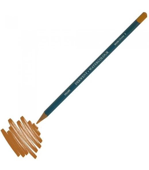 Derwent Watercolour Pencil Suluboya Kalemi 08 Middle Chrome ürün görseli