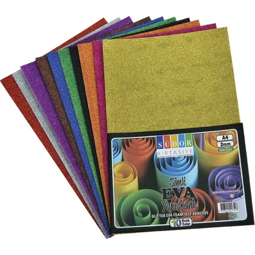 Südor Eva 20X30 Cm 2 Mm 10 Renk Simli Yapışkanlı ürün görseli