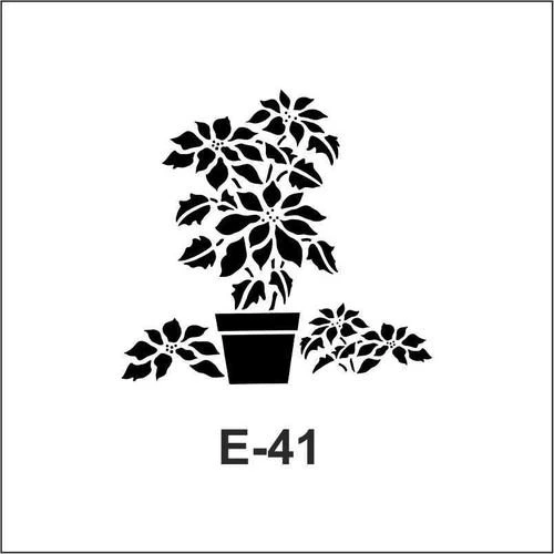 Artebella E Serisi Stenciller E-41 Stencil 10x10cm ürün görseli