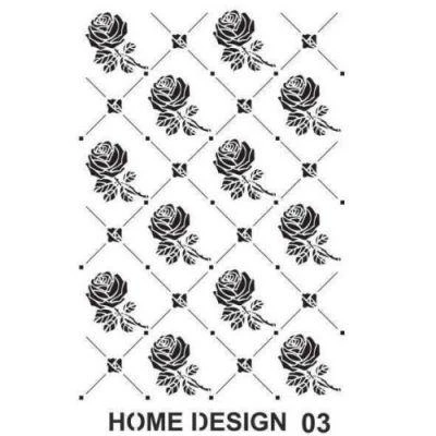 HDS03 aRTEBELLA Home desingn Stencil 35x50 cm ürün görseli