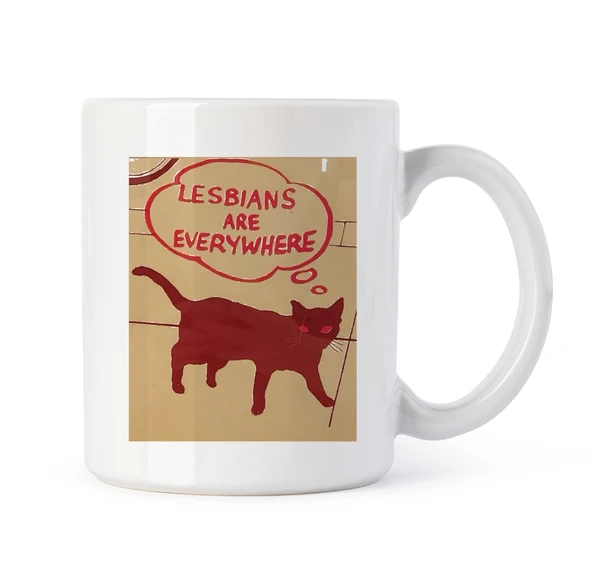 CBT Lesbians Are Everywhere Detaylı Baskılı Kupa ürün görseli 1