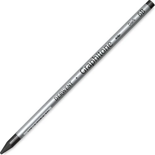 Derwent Watersoluble Graphitone Suda Çözünebilen Ağaçsız Grafit Kalem 6B - Dark Wash ürün görseli