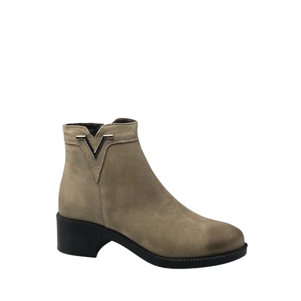 Natursoft 26240628 Hakiki Nubuk Deri Kadın Bot - 6