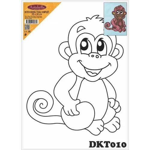 DKT010 desenli tuval kompozit boyama 25x35 cm ürün görseli