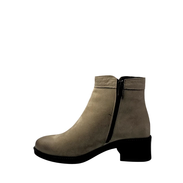 Natursoft 26240628 Hakiki Nubuk Deri Kadın Bot - 8