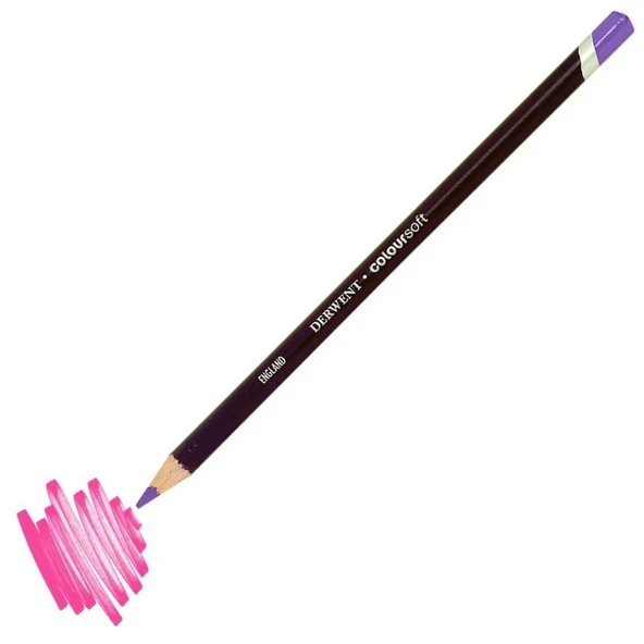 Derwent Coloursoft Pencil Yumuşak Kuru Boya Kalemi C260 Bright Lilac ürün görseli