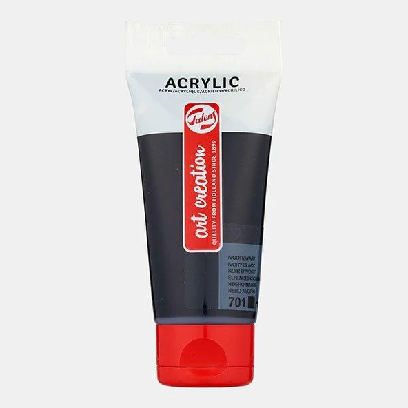 Talens Artcreation Akrilik Boya 75ml - N:701 Ivory Black ürün görseli