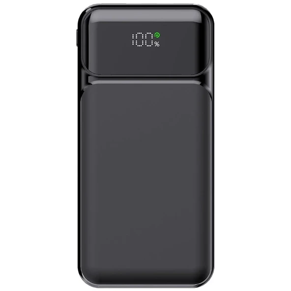 PowerBoost NIGHT 115B 10000mAh 22.5W LCD GizliLED Siyah Taşınabilir Şarj Cihazı Powerbank