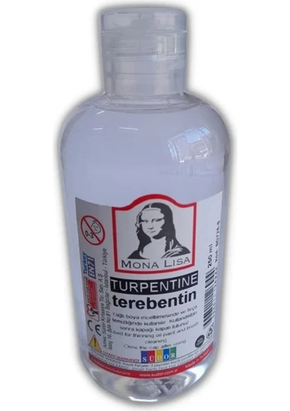 Mona Lisa Terebentin Kokusuz ve Yağlı Boya Inceltici 250 ml 1 AdetTerebentin Fırça Temizleme Kokusuz ve Yağlı Boya Incel ürün görseli