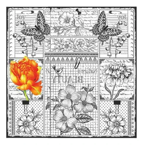 Artebella 5836v Home Design Kolay Transfer Açık Zemin 25x25 cm ürün görseli