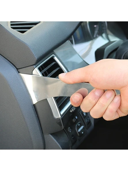 Paslanmaz Çelik Geniş Uçlu Radyo Panjur Torpido Sökücü Trim Sökme Aparatı ürün görseli