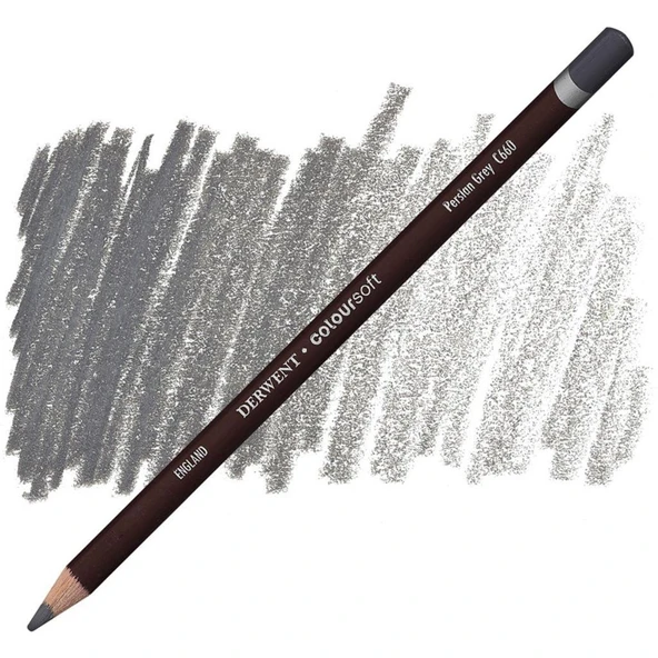 Derwent Coloursoft Pencil Yumuşak Kuruboya Kalemi C660 Persian Gr ürün görseli