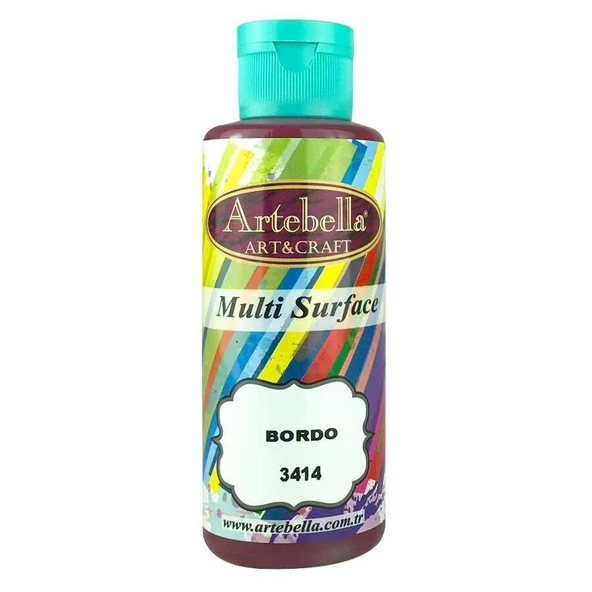 3414130 Artebella Multı Surface Boya 130cc Bordo ürün görseli