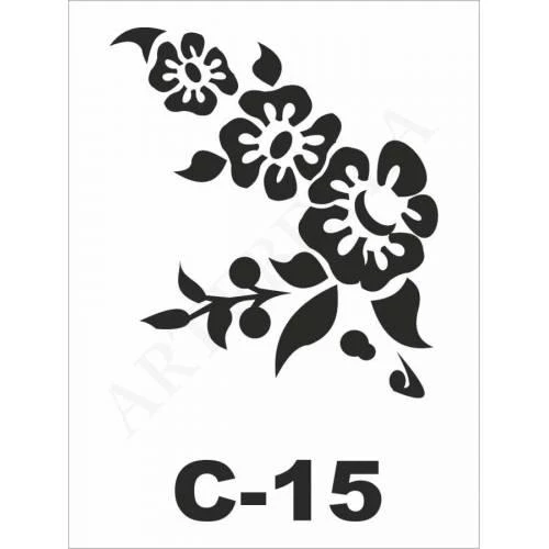 C-15 Artebella Stencil 15x20 Cm ürün görseli