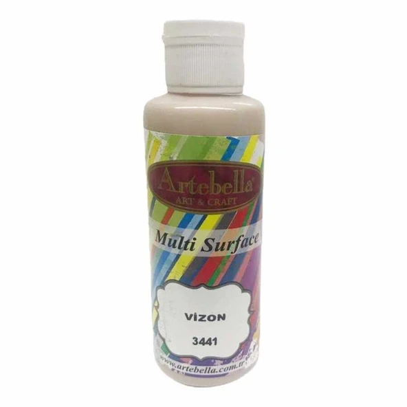 3441130 Artebella Multı Surface Boya 130cc Vizon ürün görseli