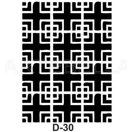 D-30 Artebella Stencil 20x30 Cm ürün görseli