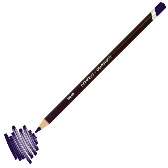 Derwent Coloursoft Pencil Yumuşak Kuruboya Kalemi C250 Purple ürün görseli