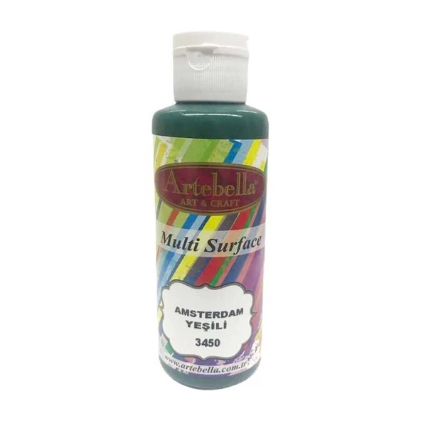 3450130 Artebella Multı Surface Boya 130cc Amsterdam Yeşili ürün görseli