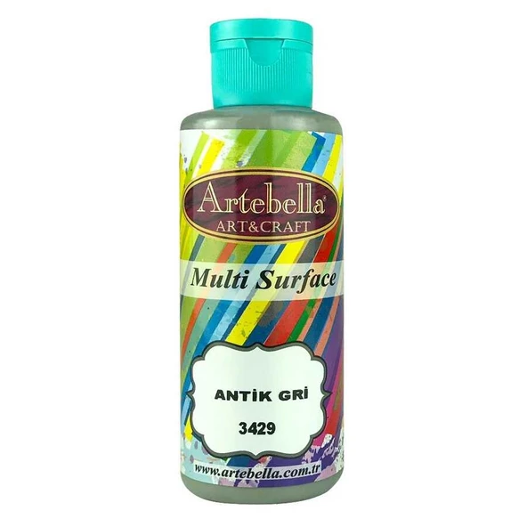 3429130 Artebella Multı Surface Boya 130cc Antik Gri ürün görseli