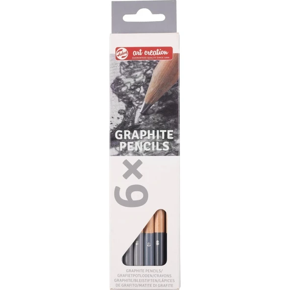 Talens Art Creation Graphite Pencils Dereceli Karakalem Eskiz Çizim Seti 6'lı ürün görseli