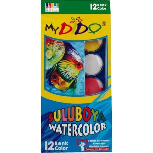 Südor Suluboya Mydido 12 Li orta boy My0123 ürün görseli