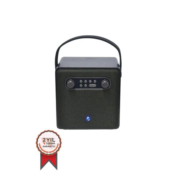 Bts-1688 Yeşil Mikrofonlu Karaoke Bluetooth Hoparlör - 2