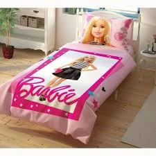 Taç Barbie Çek Canlandır Tek Kişilik Nevresim Takımı ürün görseli