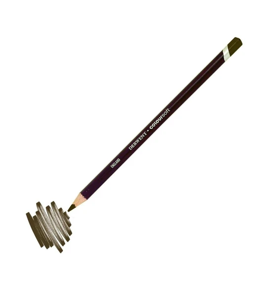 Derwent Coloursoft Pencil Yumuşak Kuru Boya Kalemi C510 Brown ürün görseli