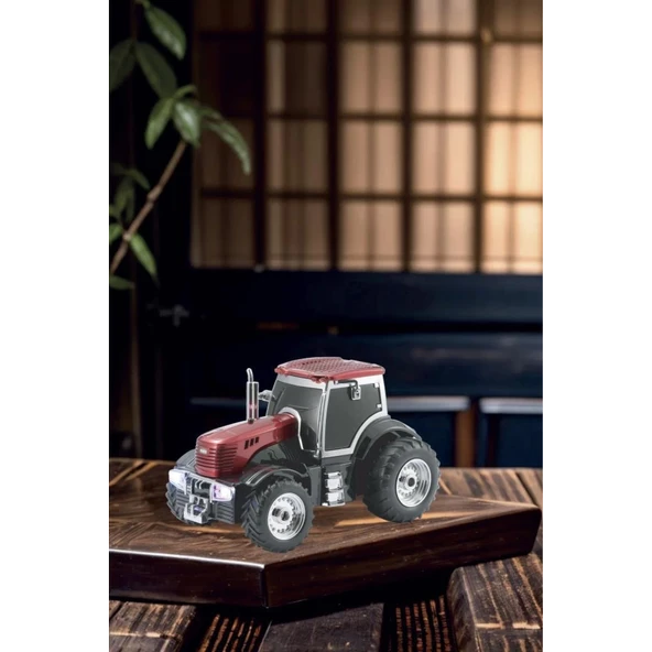 D42 Kırmızı Traktör Tasarım Usb/fm Radyo Bluetooth Hoparlör Speaker - 2