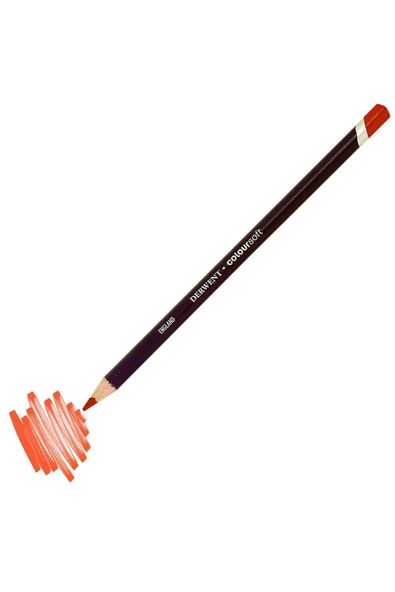 DERWENT COLOURSOFT C080 KURU BOYA KALEMİ BRIGHT ORANGE ürün görseli