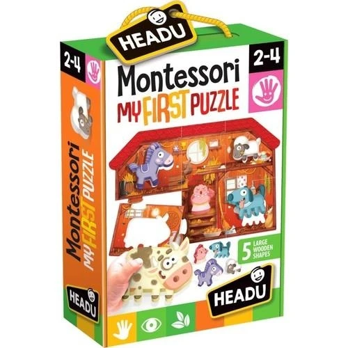 HEADU MONTESSORI FIRST PUZZLE THE FARM (2-4 YAŞ) ürün görseli