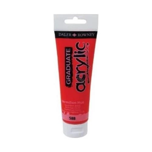 Daler Rowney 120 Ml Graduate Akrilik Boya 588 Vermilion Hue ürün görseli