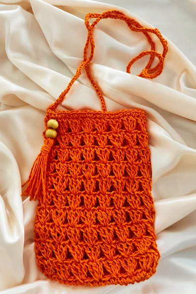 Doğal Hasır Mini Omuz Çantası ürün görseli 1