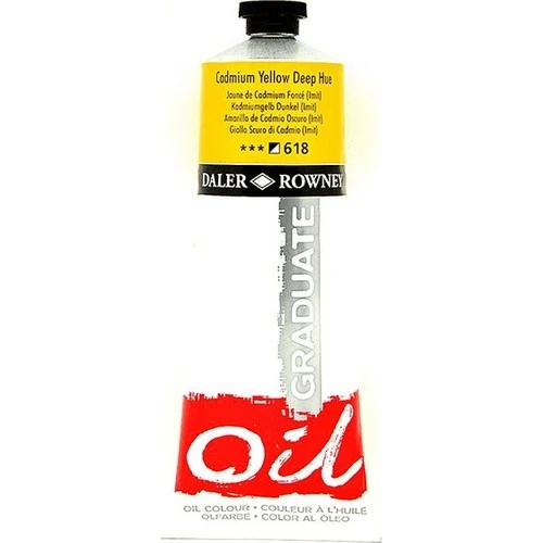 Daler Rowney Yağlı Boya Graduate 38 ML-618 Cadmium Yellow Deep Hue ürün görseli 1