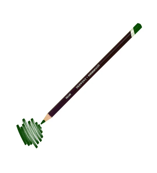 Derwent Coloursoft Pencil Yumuşak Kuru Boya Kalemi C420 Green ürün görseli