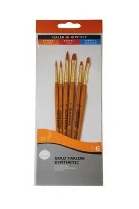 Daler Rowney Simply Gold Taklon Synthetic  Fırça Seti KOD 601 ürün görseli