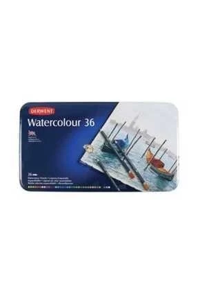 Derwent Watercolour Pencil Teneke Kutu Suluboya Kalem Seti 36`l ürün görseli