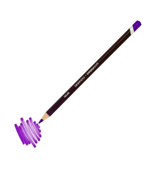Derwent Coloursoft Pencil Yumuşak Kuru Boya Kalemi C140 Deep Fuchsia ürün görseli